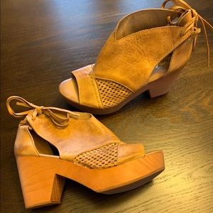 Free People Wedge Sandals. Brand New.